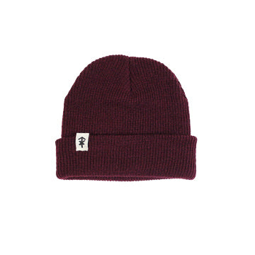 Self Label Beanie Burgundy