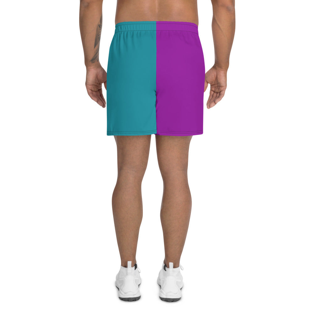 Colorclock Men's Athletic Long Shorts