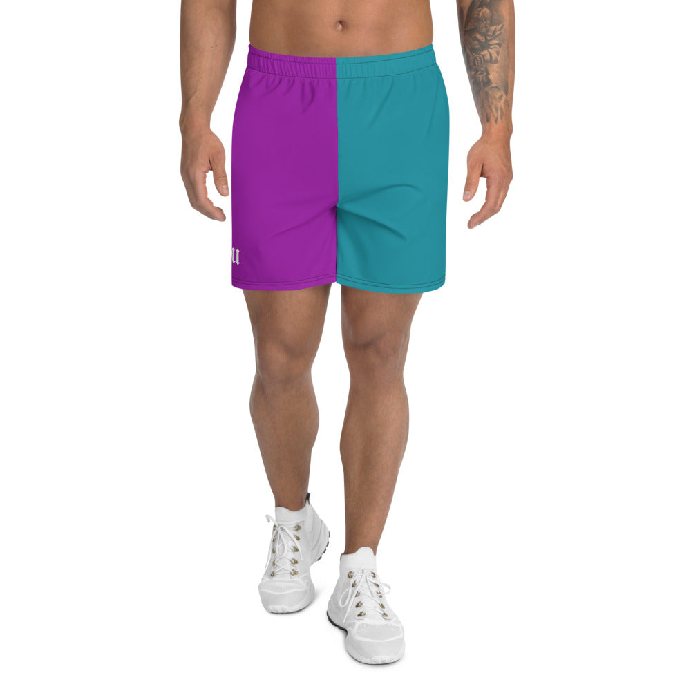 Colorclock Men's Athletic Long Shorts