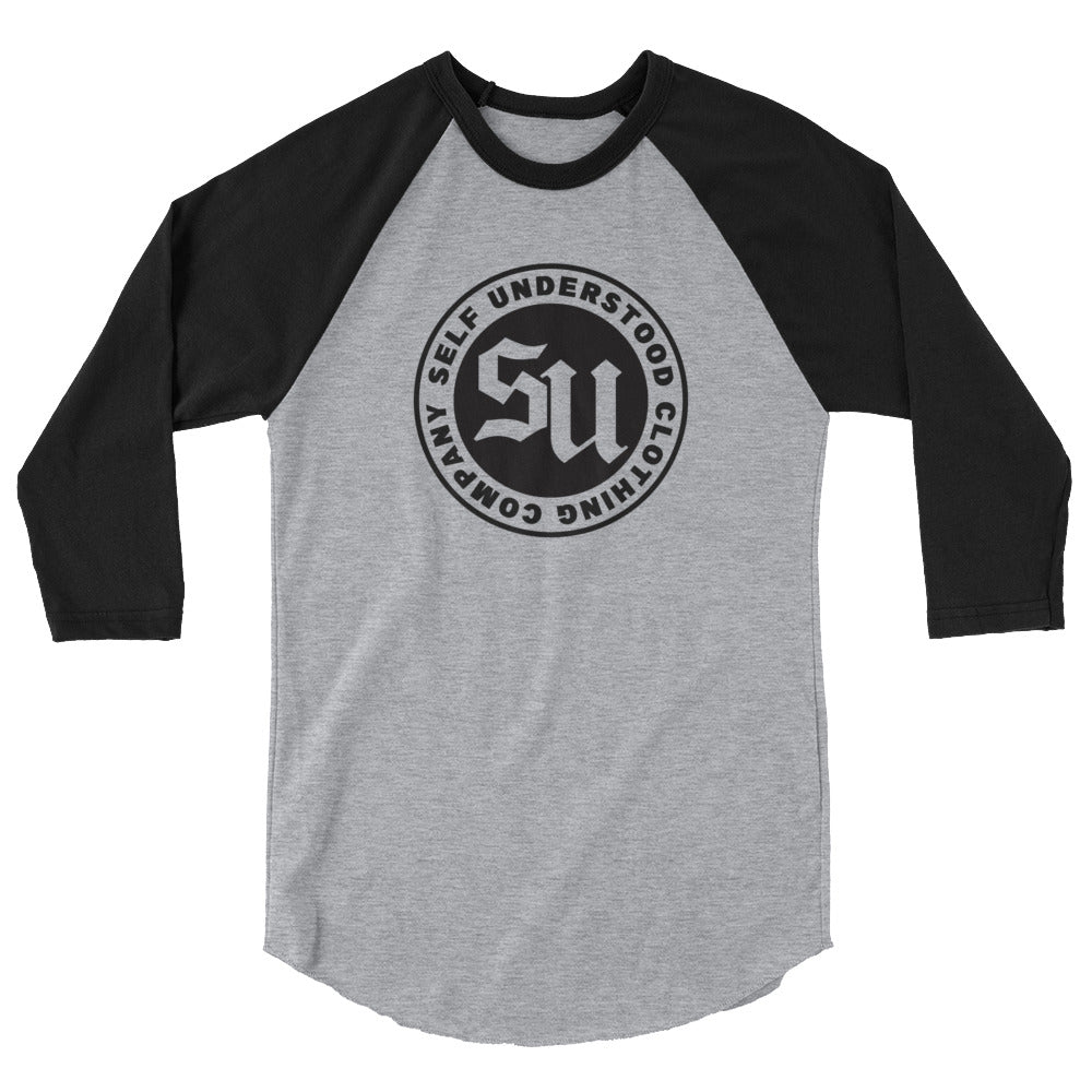 SU Logo 3/4 sleeve raglan shirt