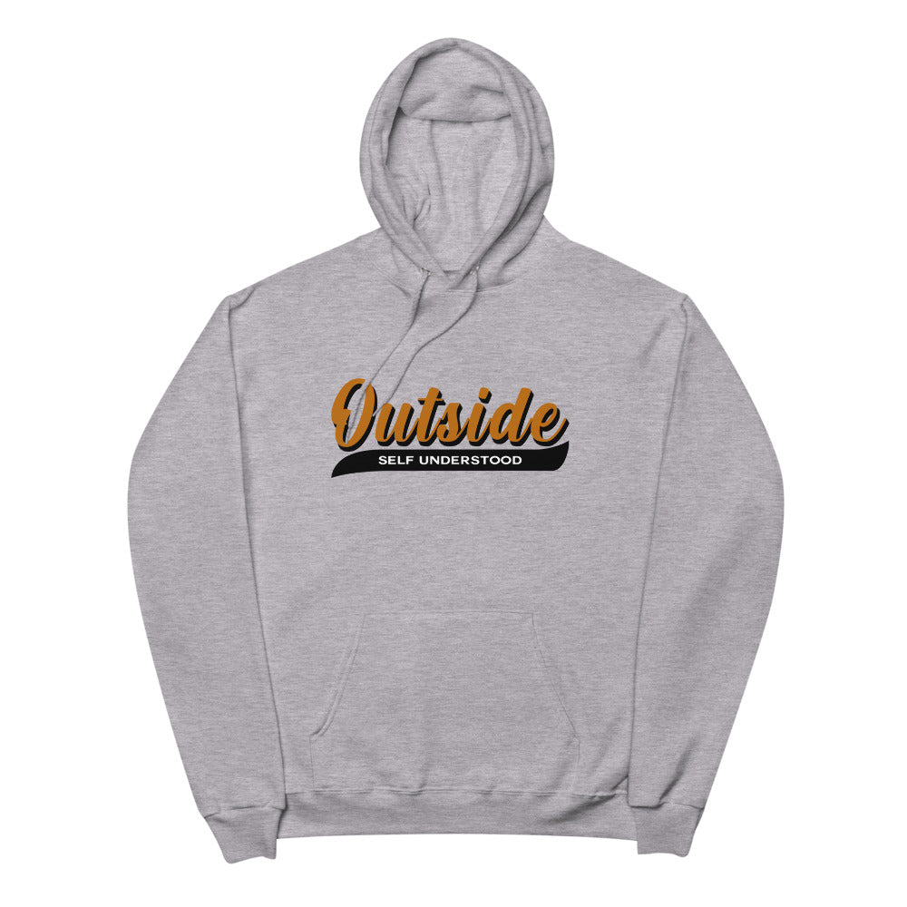 Outside Unisex fleece hoodie